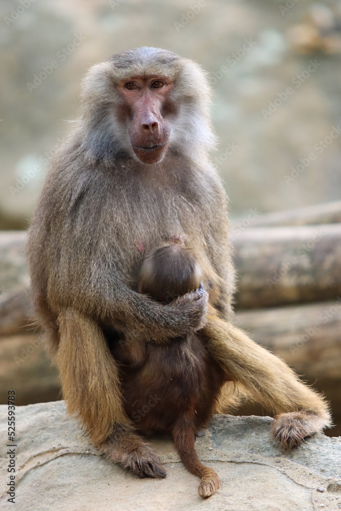 Papio hamadryas female