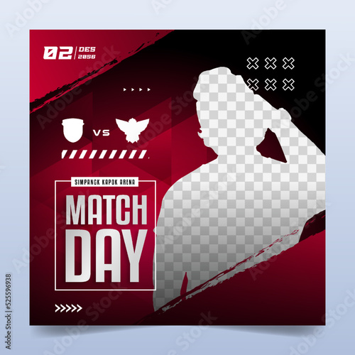 Esport gameday social media instagram post banner template