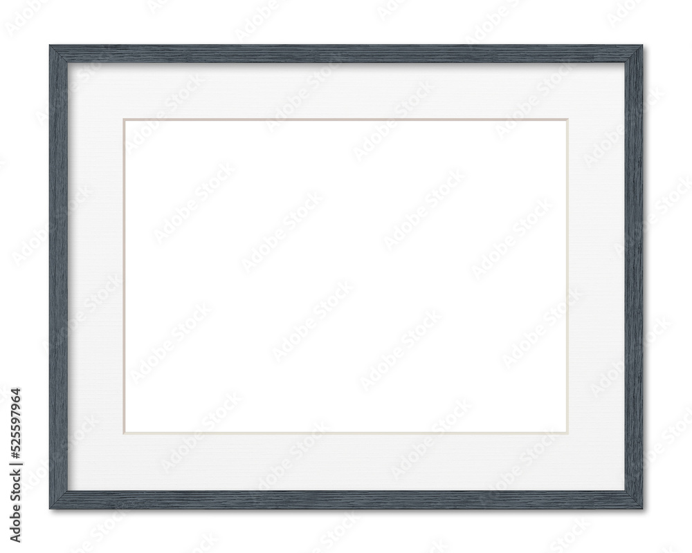 Empty frame. Blank grey mounted large landscape frame transparent Empty frame. Blank grey mounted large landscape frame transparent