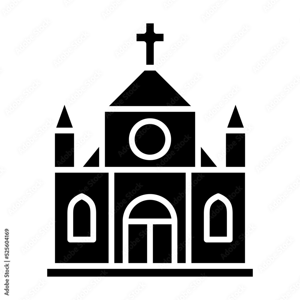 Church Glyph Icon