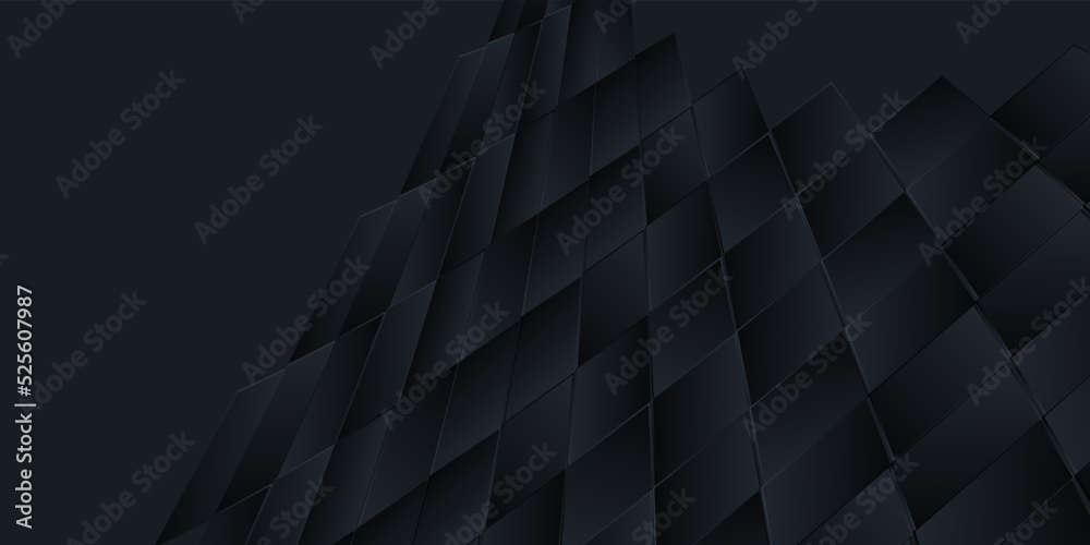 Obraz premium Abstract black geometry background