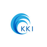 KKI letter logo. KKI blue image on white background. KKI Monogram logo design for entrepreneur and business. . KKI best icon. 