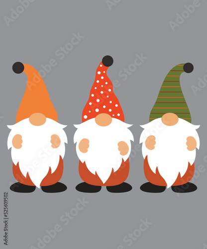 Fall Gnomes, Autumn Gnomes Vector