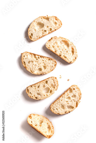 Print op canvas Sliced fresh bread
