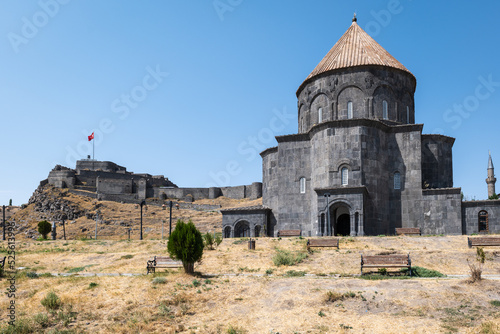 Kumbet Mosque (Cathedral of Kars), aka the Holy Apostles Church, a former Armenian Apostolic church in Kars, eastern Turkey photo
