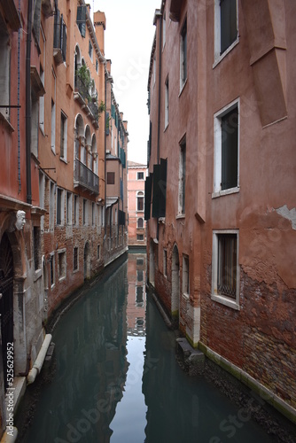 canal in Venice with no boats