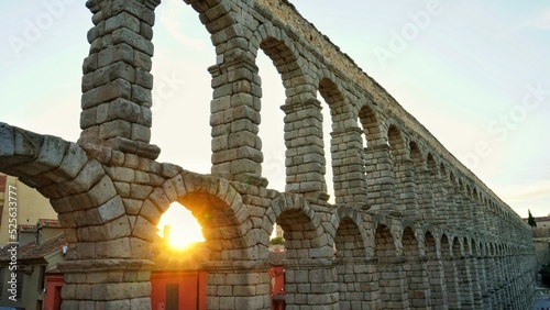 aqueduct Roman Segovia Spain 20/08/2022