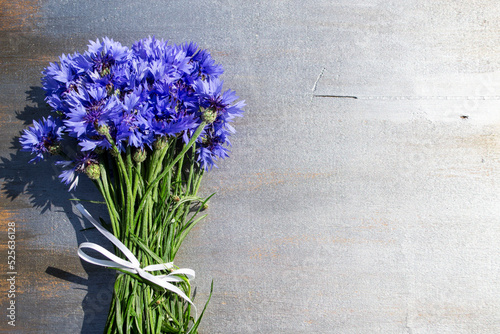 bouquet of cornflowers