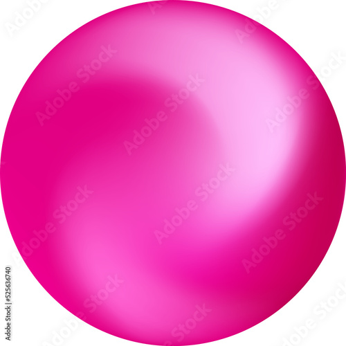 3D glossy ball shape. Circle abstract shiny design bubble.