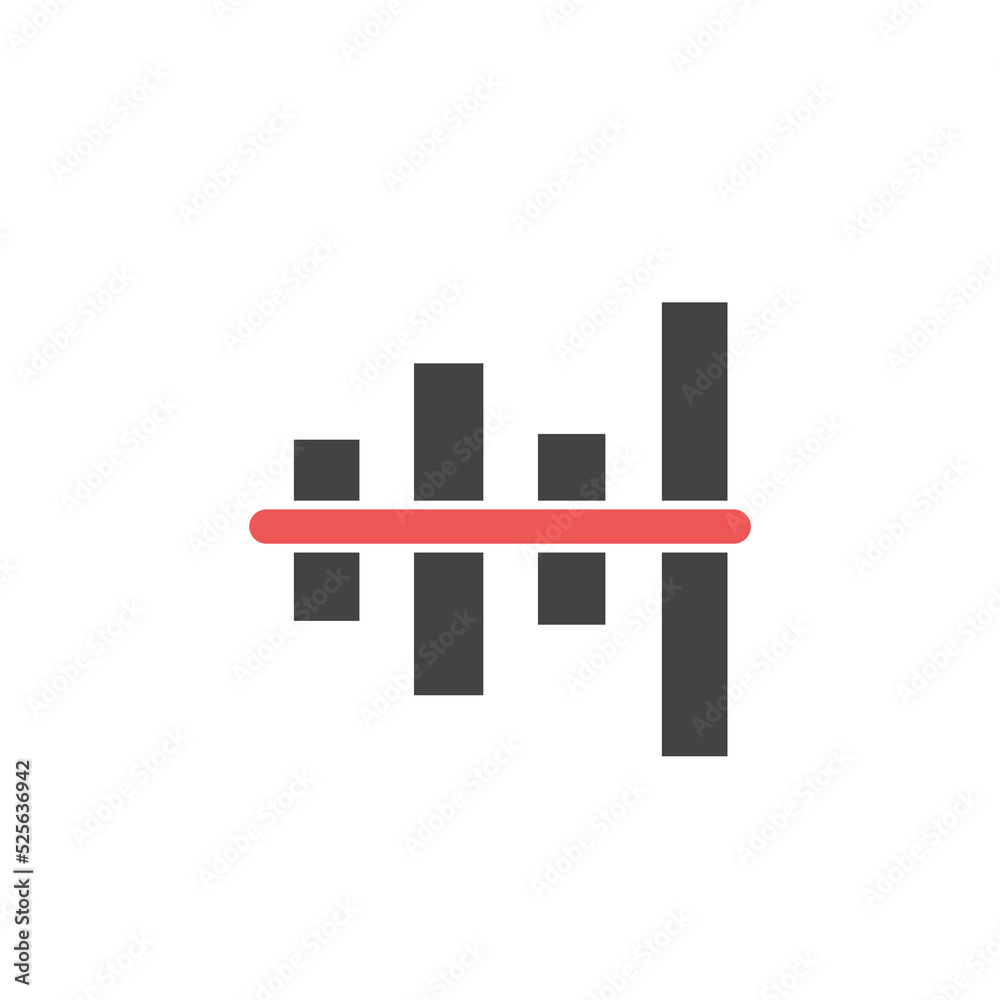 Graph icons  symbol vector elements for infographic web