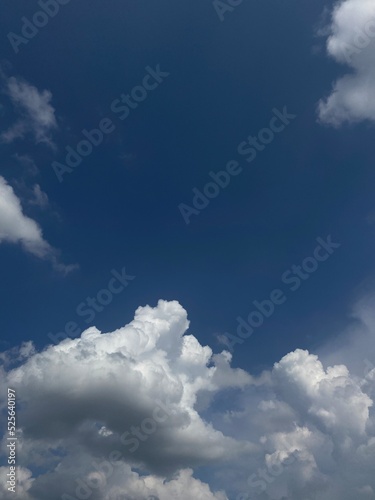 blue sky with clouds © Alinyara