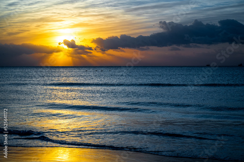 Sunrise along Cocoa Beach Florida