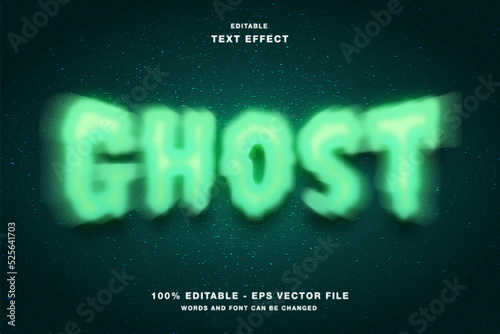 Ghost Editable Text Effect