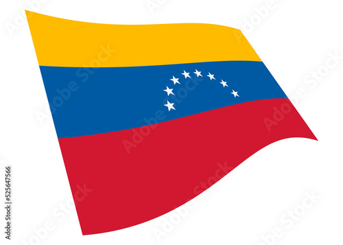 Free Download Venezuela waving flag graphic isolated on white with clipping path 3d illustration - GFXLoad