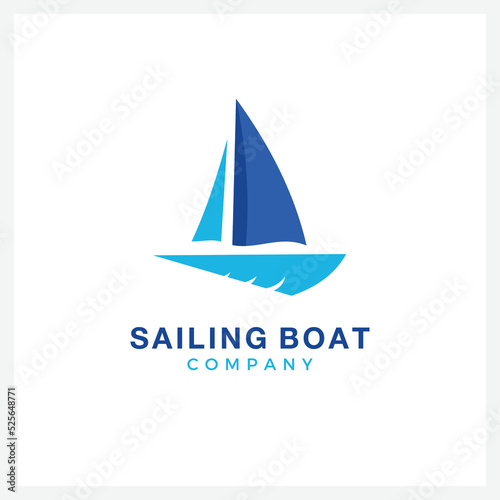 Boat Logo Design inspiration Graphic Branding Element for business and other company