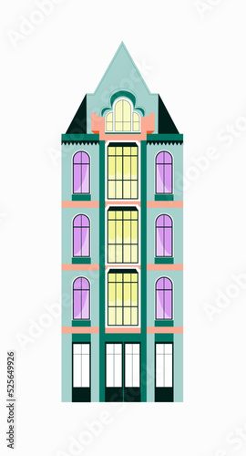 european old building with attic240822