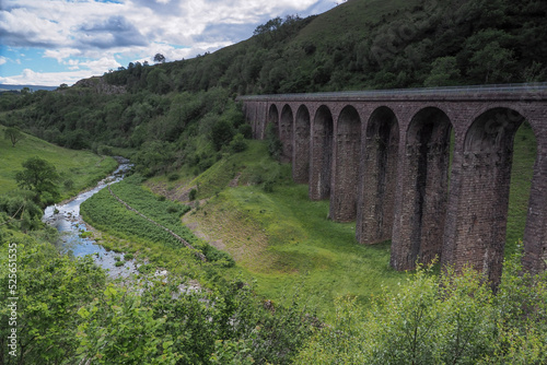 The 90 foot high Smardale Gill viaduct over Scandal Beck  Eden Valley  Cumbria  UK