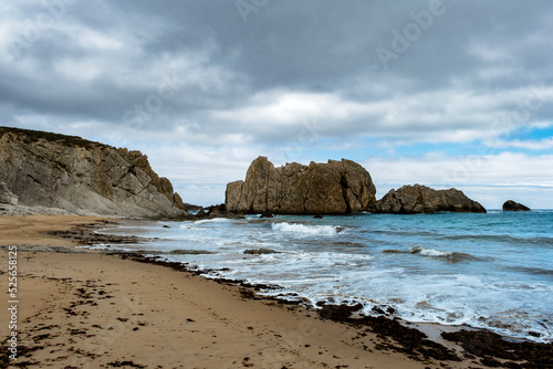 Sea stacks in the cantabrian coast