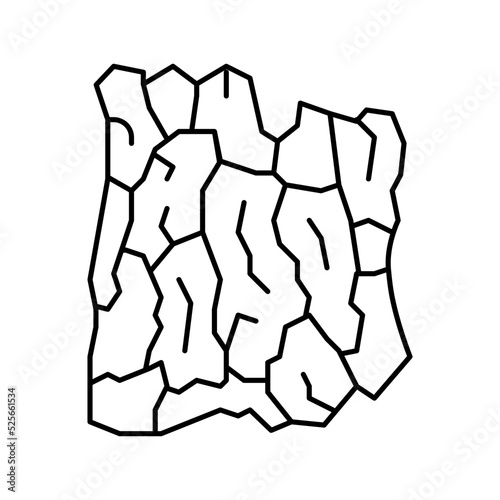 bark wood timber line icon vector illustration