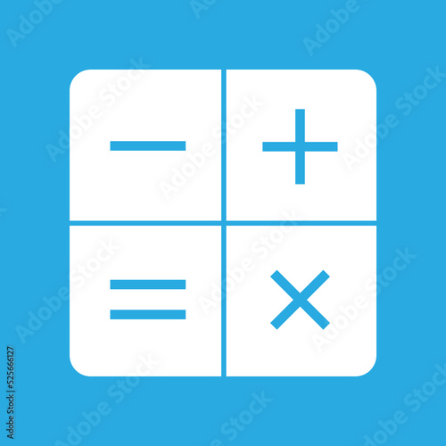 calculator icon, add subtract, divide multiply, vector illustration © АНДРЕЙ Морозюк