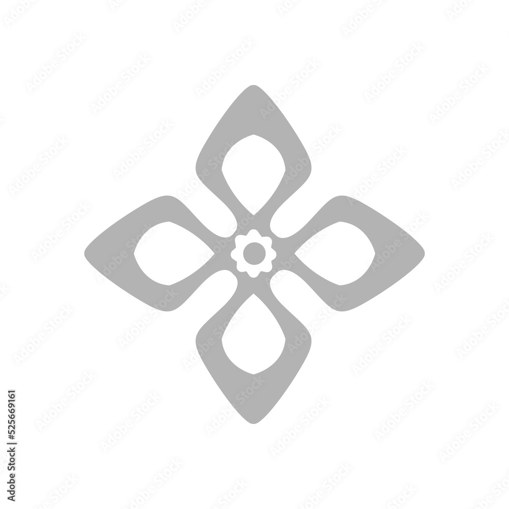 flower icon on a white background, vector illustration flower icon on a white background, vector illustration