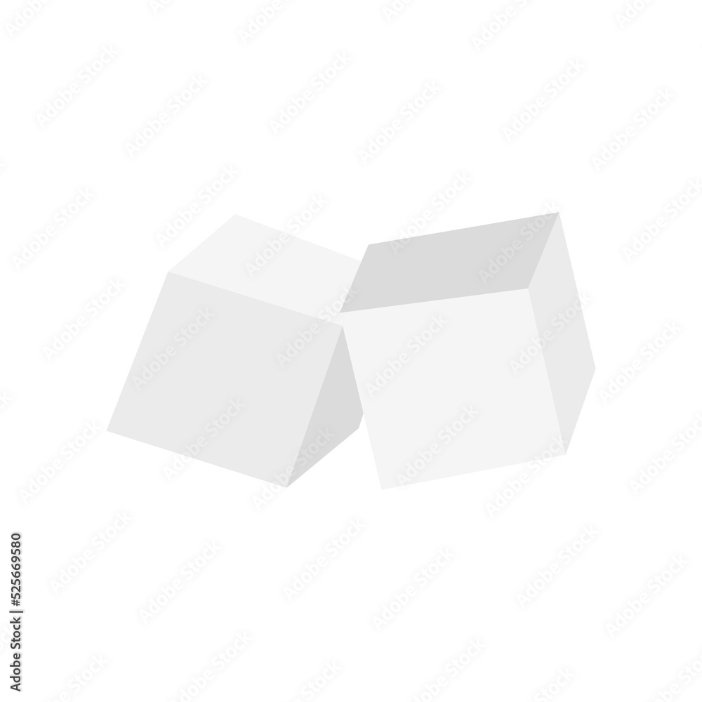sugar icon on a white background, vector illustration