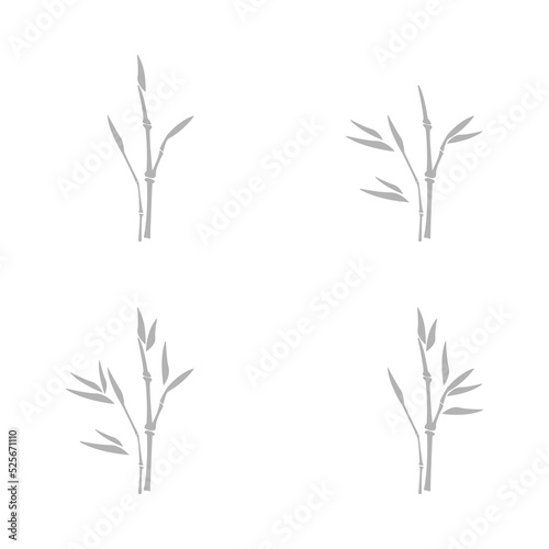 bamboo icon, Japan concept, vector illustration