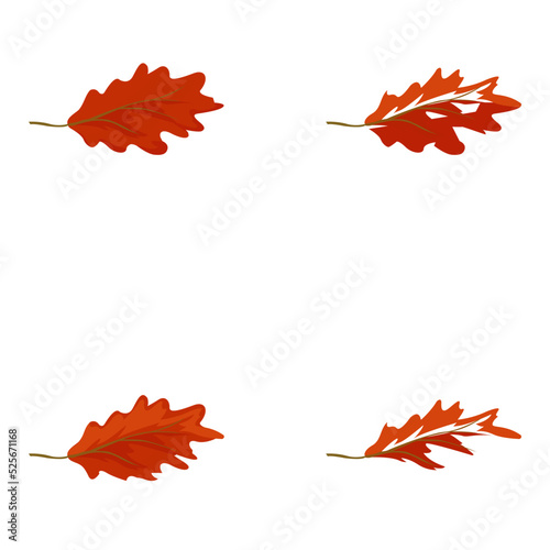 tree leaves icon, vector illustration