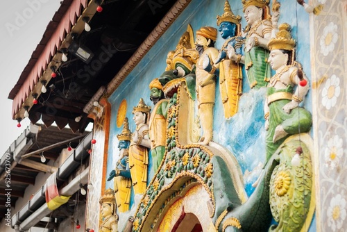Hindu Kovil Statues in Sri Lanka photo