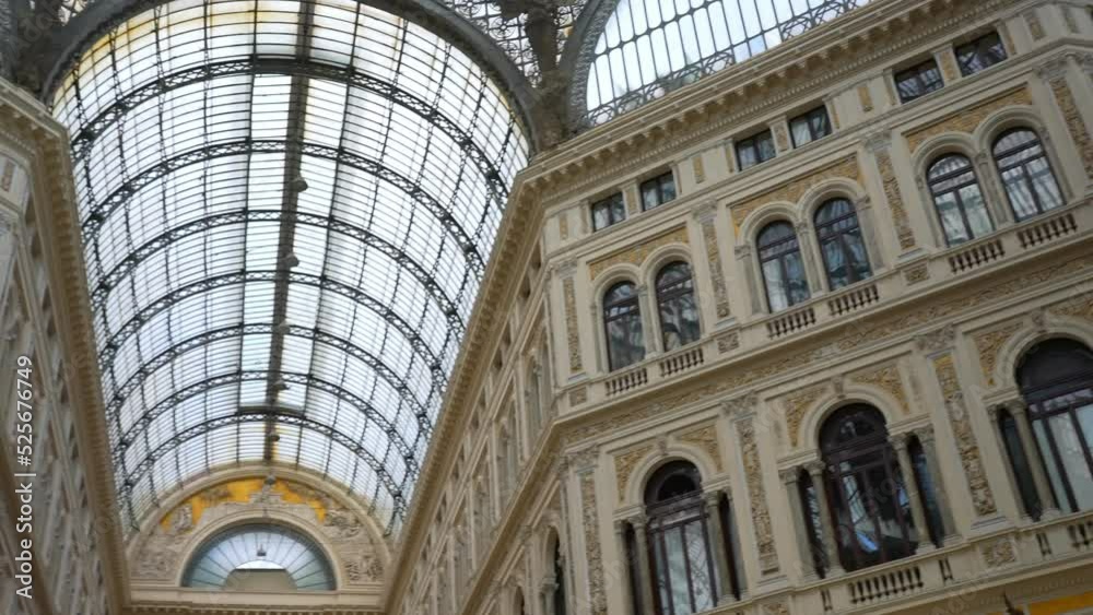 Galleria Umberto I shopping gallery in Naples, Italy. Galleria Umberto I shopping gallery in Naples, Italy.