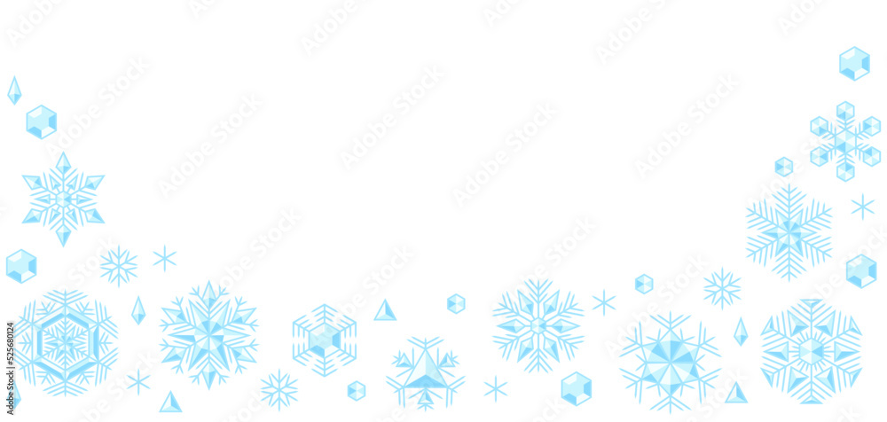 Winter background with snowflakes. Merry Christmas and Happy New Year card. Winter background with snowflakes. Merry Christmas and Happy New Year card.