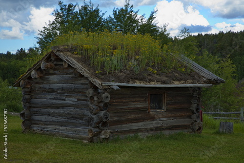 Historical house in 108 Mile Ranch in British Columbia,Canada,North America  © kstipek