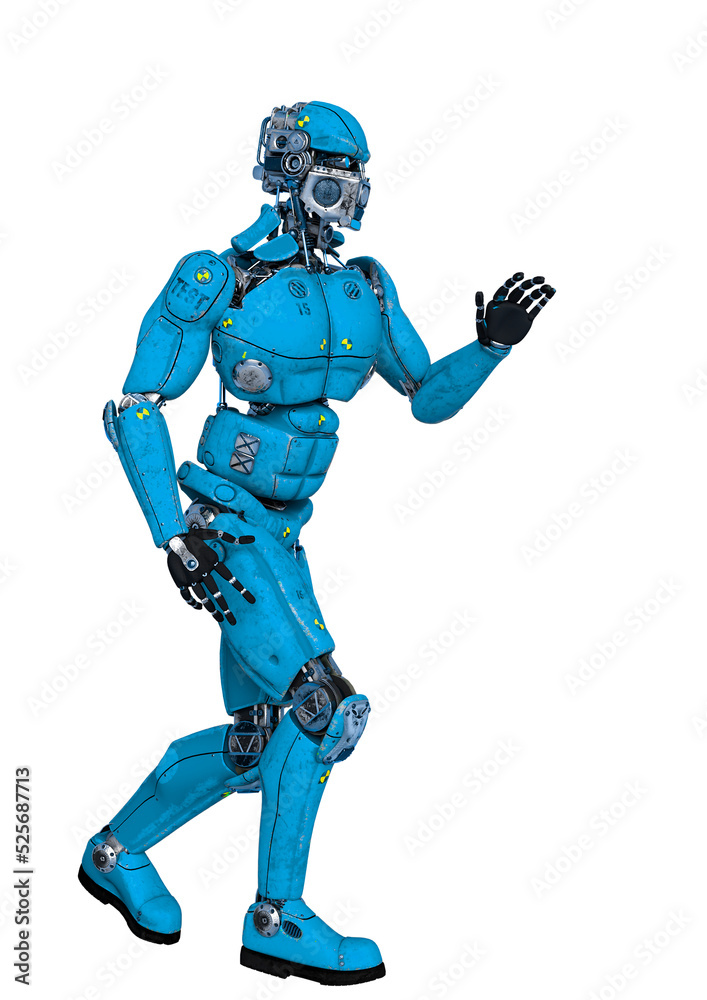 test machine is walking test machine is walking