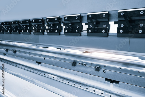 industrial device for bending of various metal plates sheets details,  industrial concept