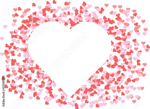 Big heart valentine banner