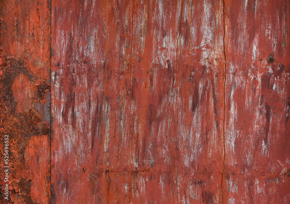 Obraz premium 古い錆びた金属の壁 