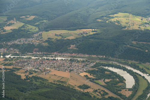 View over Mondfeld in Germany from above © Robert