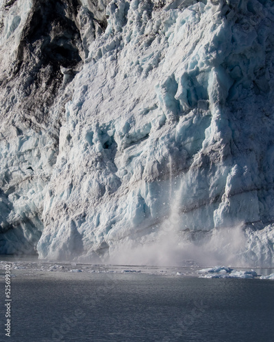 Glaciers Harvard Glacier, College Fjord  Alaska taken from a  Cruise Ship photo