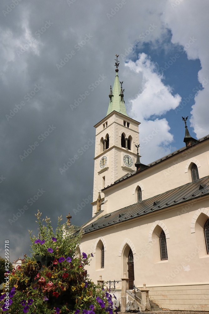 Church of st. Margaret Kasper Mountains Czech Republic