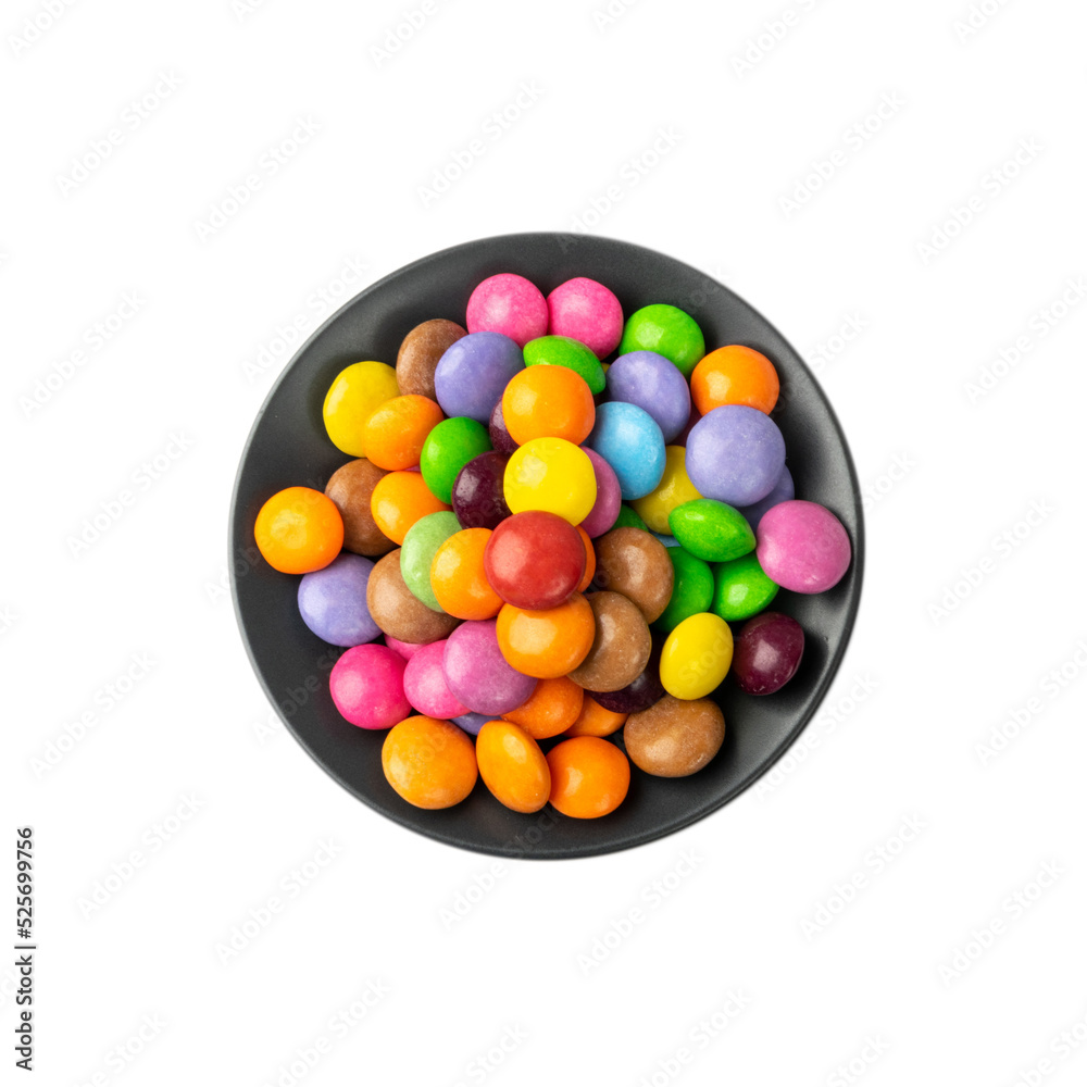Small Round Candies Isolated