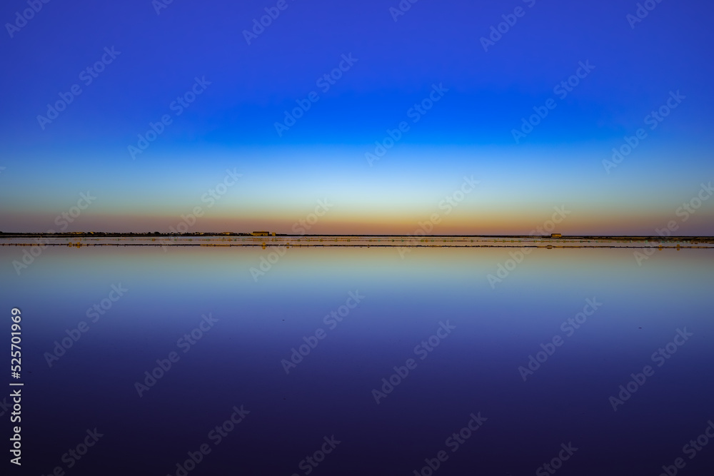 Salt marshes at sunset Salt marshes at sunset
