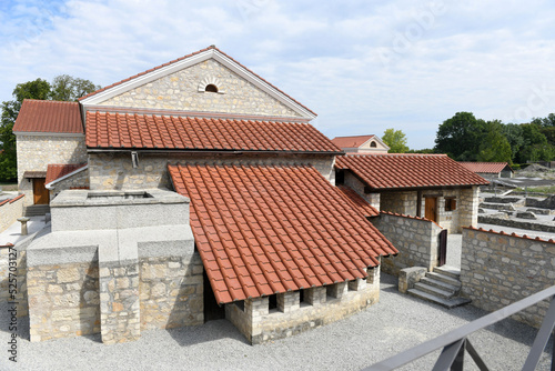 Thermal bath in the Roman town and archaeological park in Carnuntum, Austria