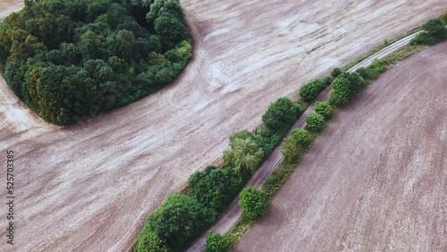 Aerial view of amateour rally