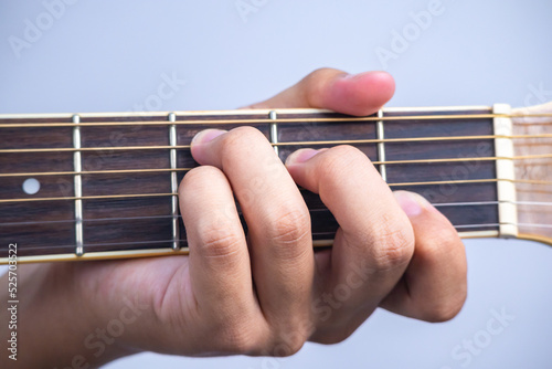 C7 chord ,how to arrange guitar chords, beginner guitar, stringed music , minor major basic and close up finger on flat