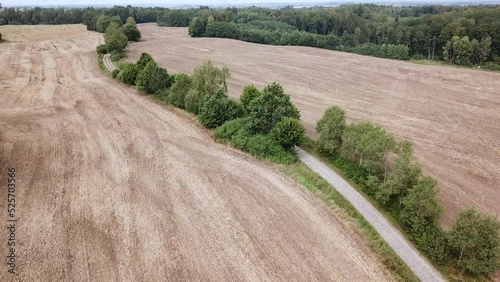 Aerial view of amateour rally