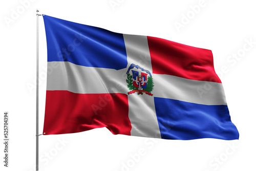 flag real realistic fabric flying wave shine country nation national pole hd transparent png DOMINICAN REPUBLIC