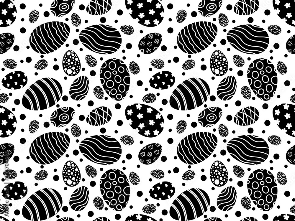 Easter eggs seamless spring pattern for kids clothes print and notebooks and wrapping paper and fabrics Easter eggs seamless spring pattern for kids clothes print and notebooks and wrapping paper and fabrics