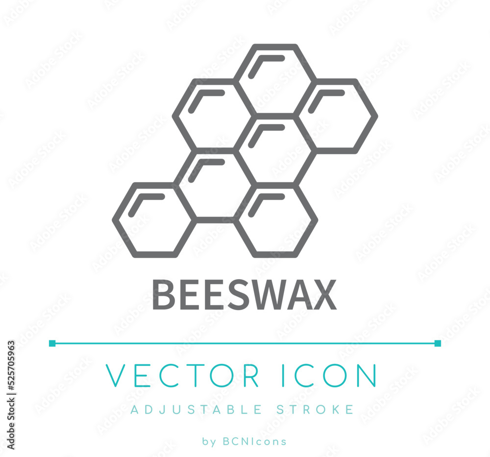 Beeswax Line Icon
