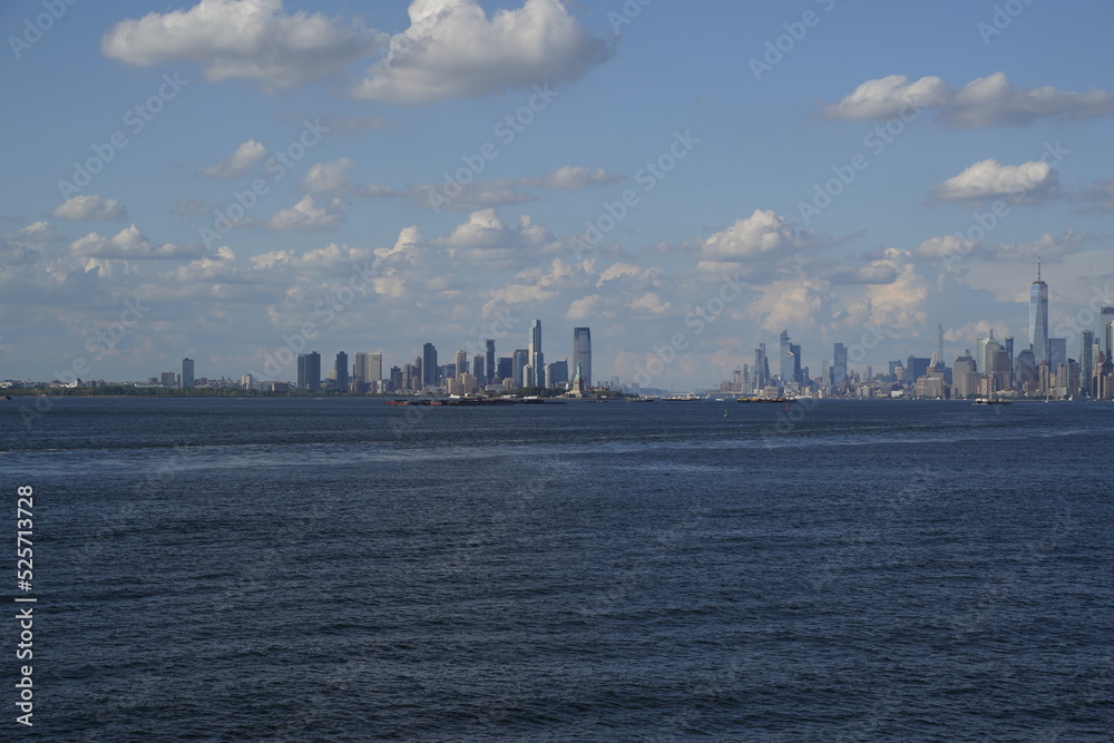 Beutiful day in New York, landscape sea view