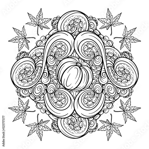 Wallpaper Mural Black and white Halloween tentacles vector motif Torontodigital.ca